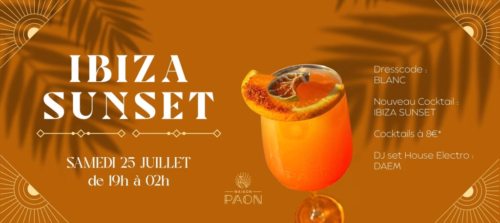 Soirée Ibiza Sunset